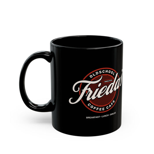 Old School Black Mug
